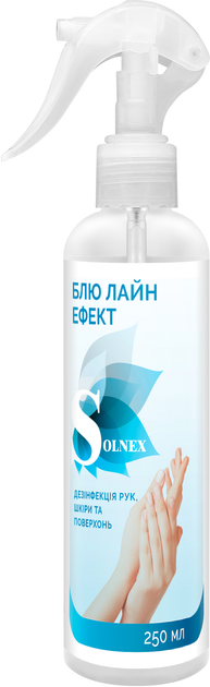 Акція на Антисептик Solnex Блю Лайн Ефект для дезінфекції шкіри рук 250 мл від Rozetka