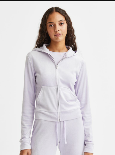 Жіноча спортивна кофта H&M (55591) XS Фіолетова - изображение 2