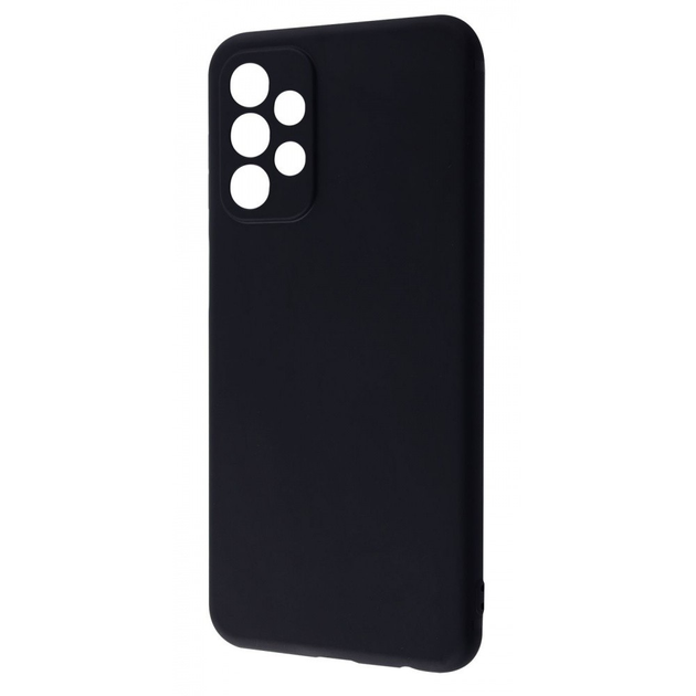 Чехол ультратонкий Silicone Case 0.5 mm Black Matt Samsung Galaxy A73 ...