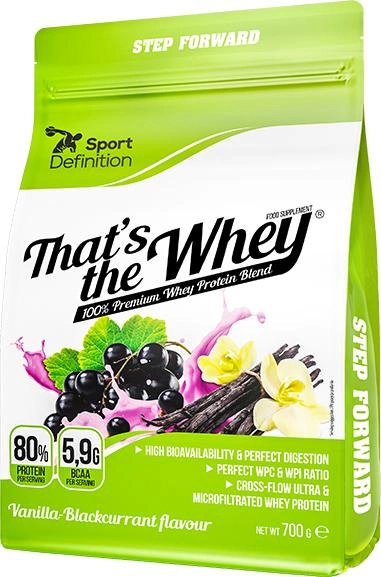Białko Sport Definition Thats The Whey 700 g Blackcurrant Vanilla (5902811800112) - obraz 1