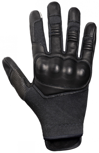 Тактические перчатки кожанные Holik BETH BLACK 8439-01 11 (XXL) - изображение 1