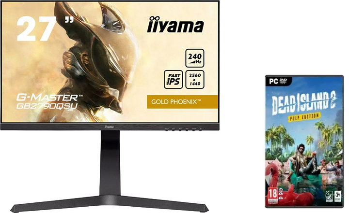 Monitor 27" iiyama GB2790QSU-B1 + Dead Island 2 szt - obraz 1