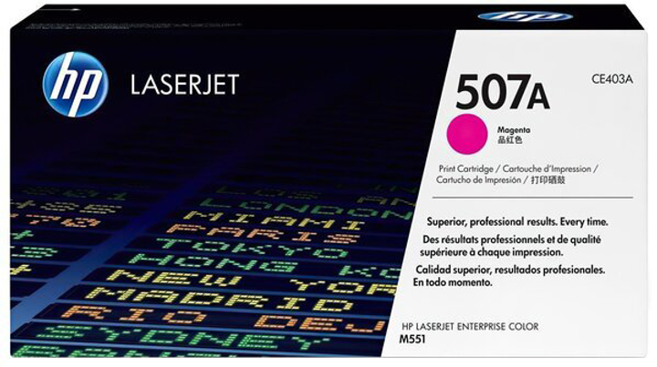 Toner HP LaserJet Enterprise 500 Color M551n/ 551dn/551xh Magenta (CE403A) - obraz 1