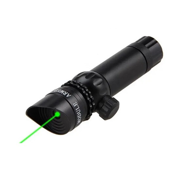 Лазерний вказівник ЛЦУ (виносна кнопка, зелений лазер, акумулятор) - зображення 2