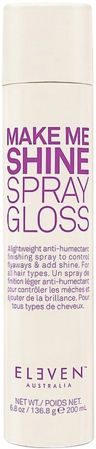 Фінішний спрей Eleven Australia Make Me Shine Spray Gloss для укладки волосся 200 мл (9346627001657) - зображення 1