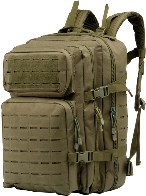 Тактичний рюкзак 2Е 45 л Laser Cut Зелений (2E-MILTACBKP-45L-OG) - зображення 1