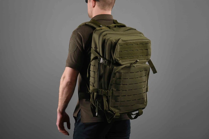 Тактический рюкзак 2Е 45 л Laser Cut Зеленый (2E-MILTACBKP-45L-OG) - изображение 19