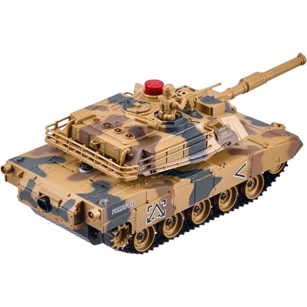 Военный танк на радиоуправлении Abrams 28 см Коричневый - изображение 2