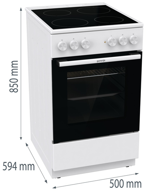 Плита электрическая GORENJE GEC5A10WG - изображение 14