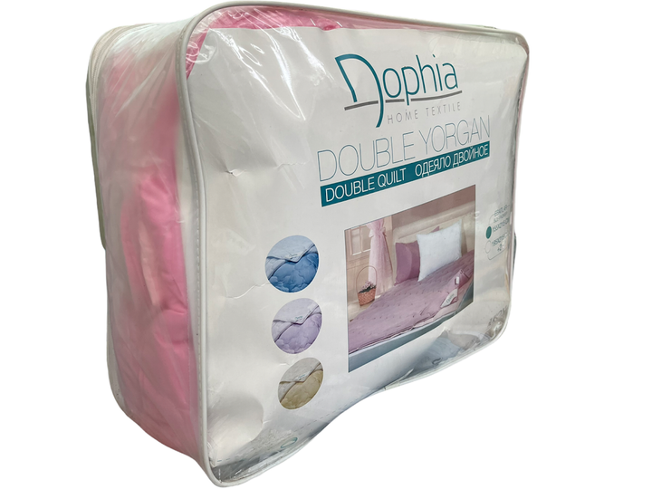 Ковдра Le Vele Dophia Double Pink нанофайбер 215х155 см 2 шт рожева - зображення 6
