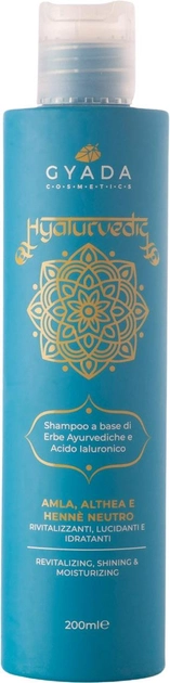 Шампунь Gyada Hyalurvedic Revitalizing Shampoo 200 мл (8054609980760) - зображення 1
