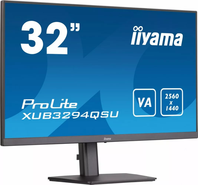 Монітор 31.5" iiyama XU3294QSU-B1 - зображення 2