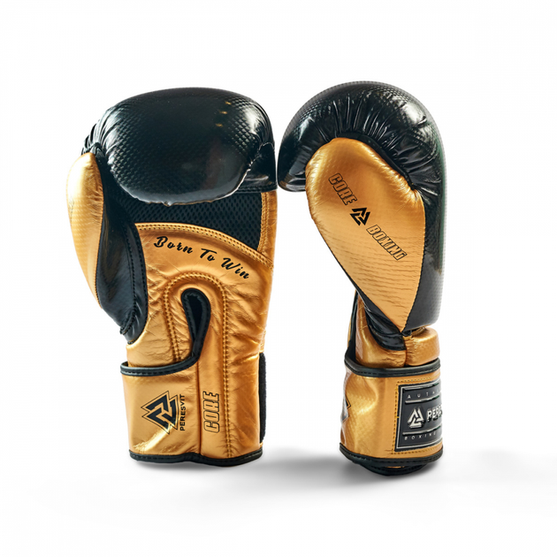 Боксерские перчатки Peresvit Core Boxing Gloves Black Gold 10 oz Цвет ...