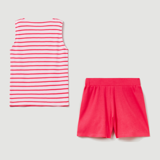 Letnia piżama dziecięca (koszulka + spodenki) OVS 1787552 152 cm Różowy (8057274861259) - obraz 2