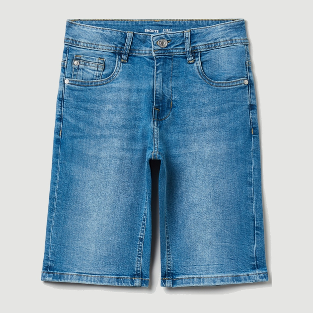 Spodenki jeansowe dziecięce OVS 1794437 170 cm Niebieskie (8057274978407) - obraz 1