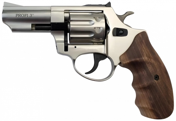 Револьвер под патрон Флобера Profi 3" сатин дерево с Кобурой - изображение 2