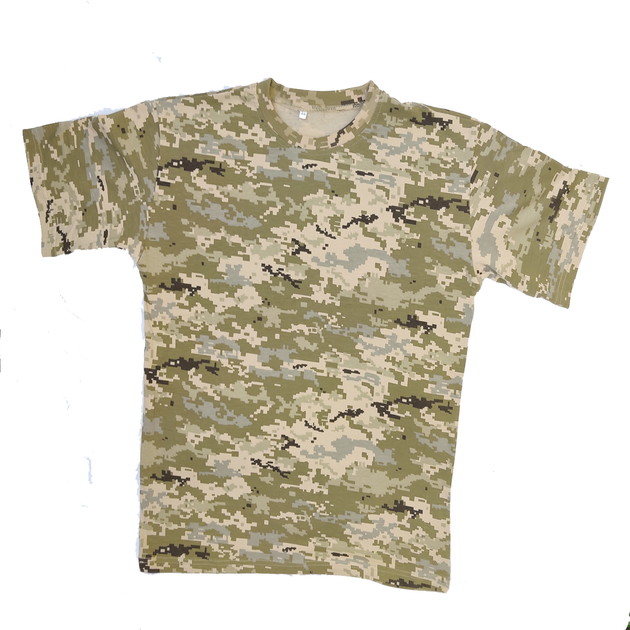 Военная мужская футболка пиксель ЗСУ летняя размер 50 (L) - изображение 1