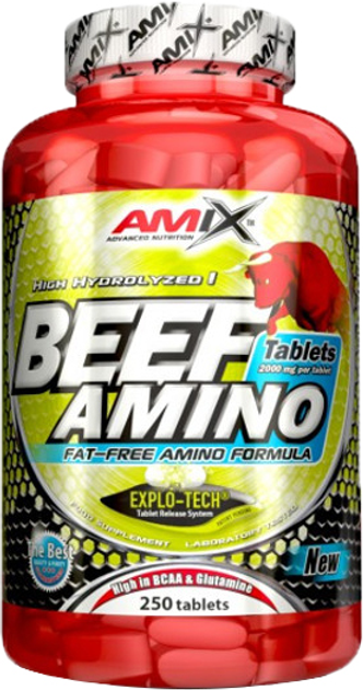 Aminokwasy Amix Beef Amino 250 t (8594159535718) - obraz 1