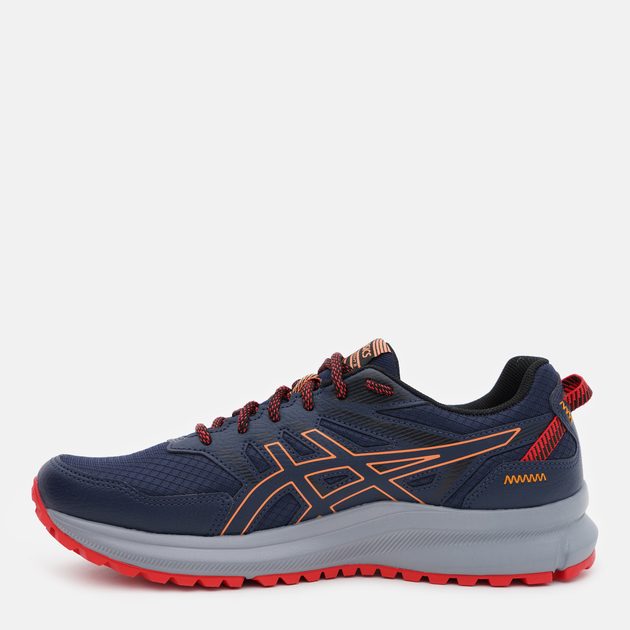 Buty do biegania męskie ASICS Trai Scout 2 1011B181-404 41.5 26 cm Granatowy/Brzoskwiniowy (4550456282889) - obraz 4