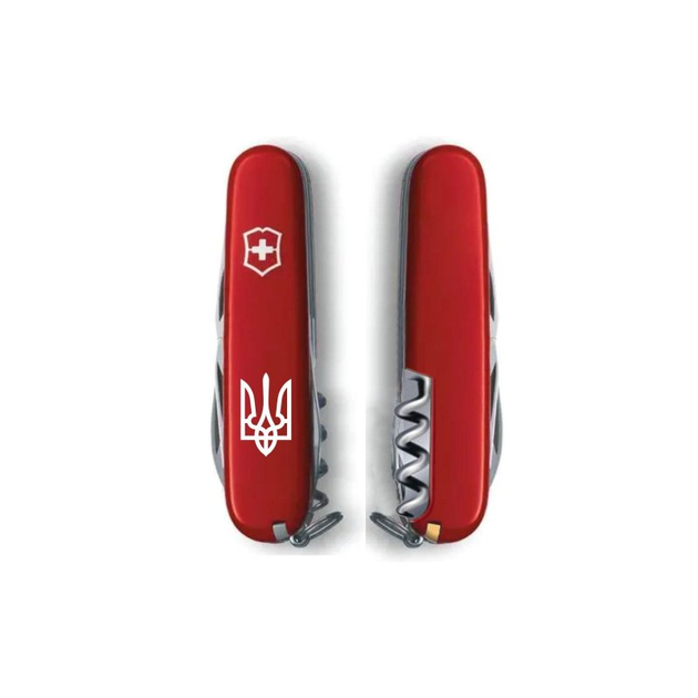 Ніж Victorinox Spartan Ukraine Red "Тризуб" (1.3603_T0010u) - зображення 2