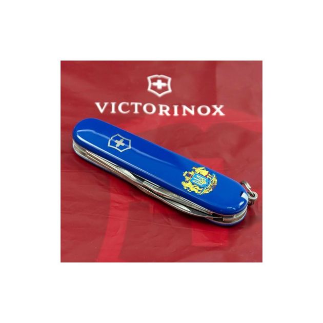 Нож Victorinox Spartan Ukraine Blue "Великий Герб України" (1.3603.2_T0400u) - изображение 2