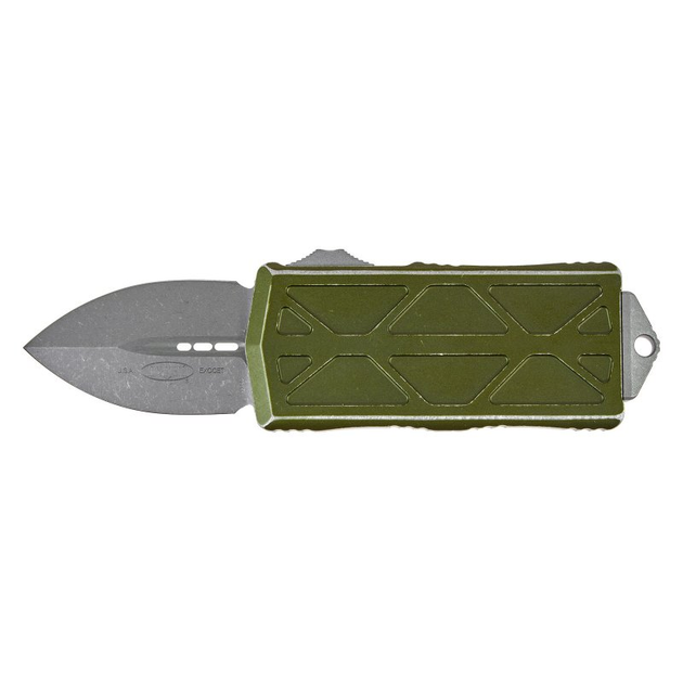 Ніж Microtech Exocet Double Edge Stonewash Distressed OD Green (157-10DOD) - зображення 1