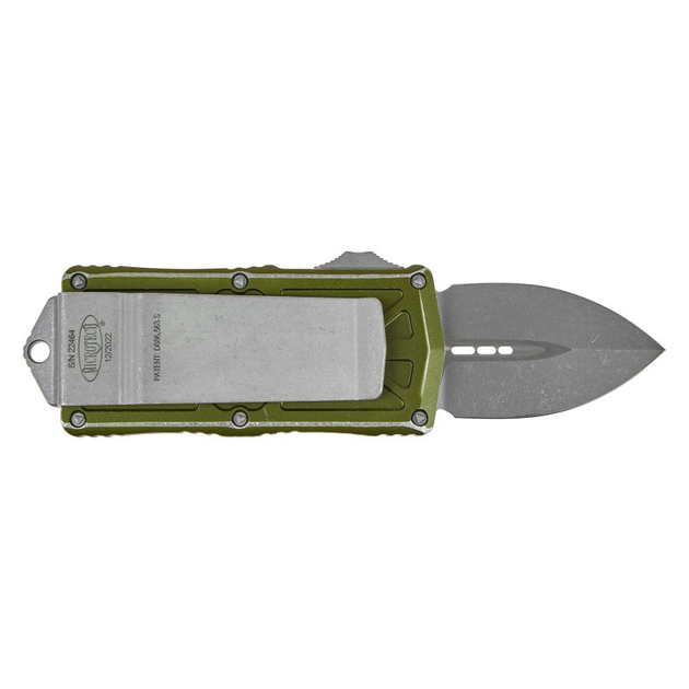 Ніж Microtech Exocet Double Edge Stonewash Distressed OD Green (157-10DOD) - зображення 2