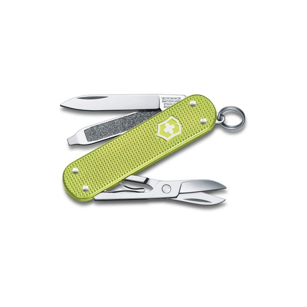 Ніж Victorinox Classic SD Alox Colors Lime Twist (0.6221.241G) - зображення 1