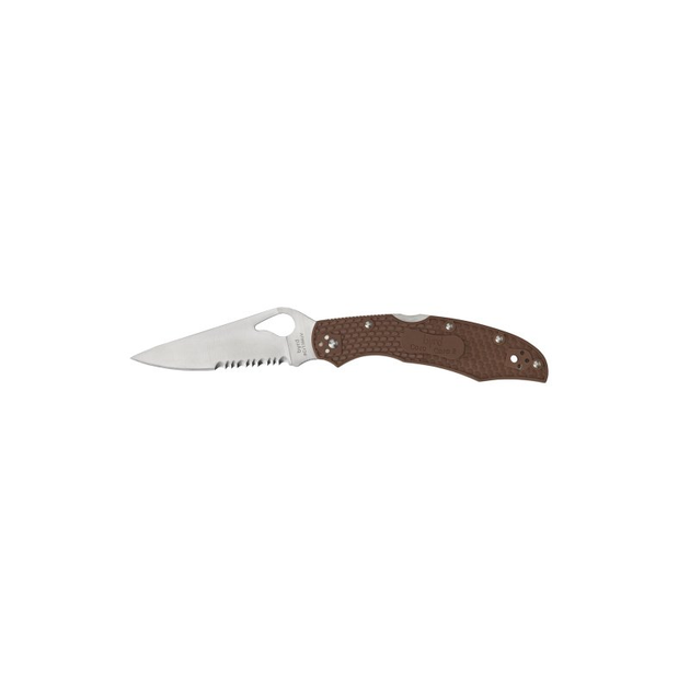 Нож Spyderco Byrd Cara Cara 2 Serrator Brown (BY03PSBN2) - изображение 1