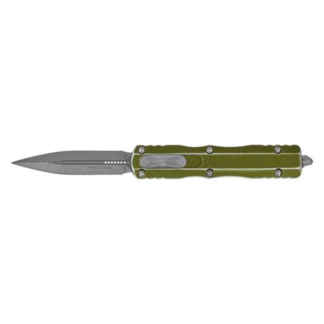 Нож Microtech Dirac Double Edge Stonewash Distressed OD Green (225-10DOD) - изображение 1