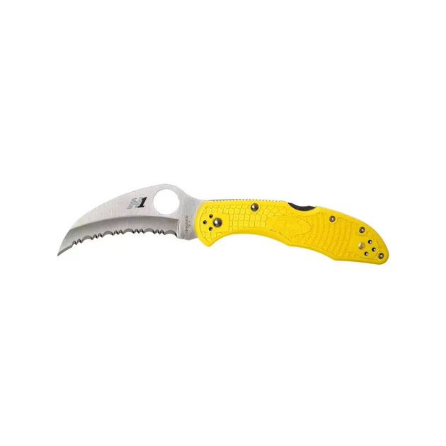 Нож Spyderco Tasman Salt 2 Serrator Yellow (C106SYL2) - изображение 1