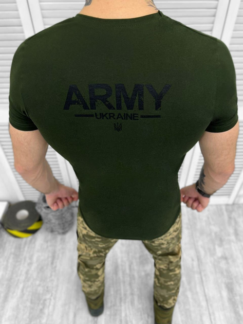 Тактическая футболка из инновационного материала Coolpass ВСУ Хакі M - изображение 2