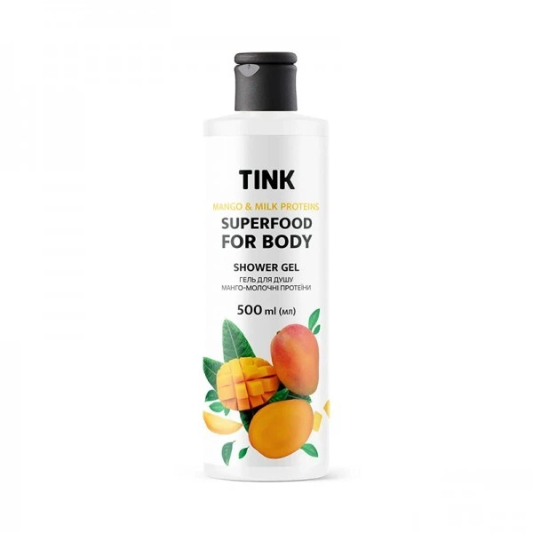 Гель для душа Tink Shower Gel Манго-Молочные протеины 500 мл (4823109406469) - Фото 1 Гель для душа Tink Shower Gel Манго-Молочные протеины 500 мл (4823109406469) - изображение 1