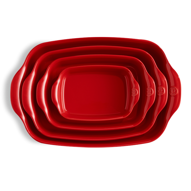 Форма для запікання Emile Henry Ovenware 22х14,5 см червона (349649) - Фото 4 Форма для запікання Emile Henry Ovenware 22х14,5 см червона (349649) - зображення 4