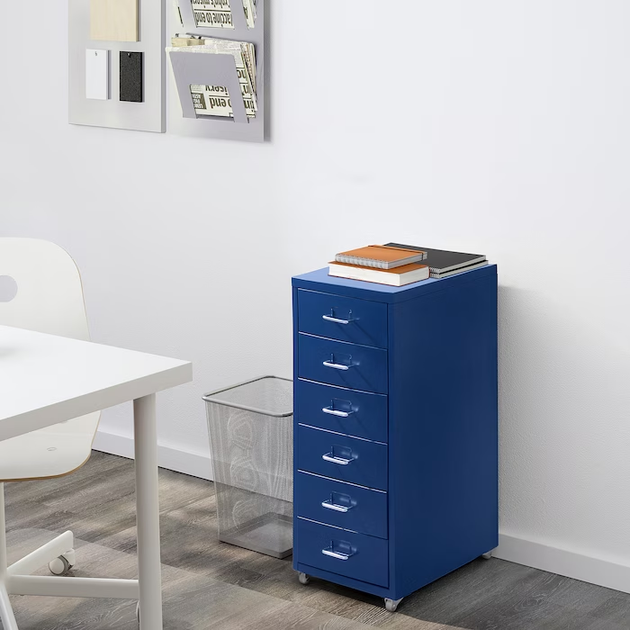 Комод HELMER IKEA 305.627.15 синій 28х69 - изображение 3