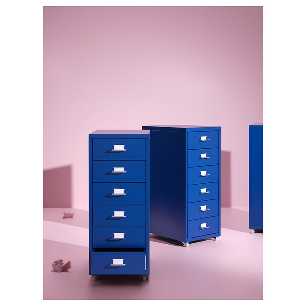 Комод HELMER IKEA 305.627.15 синій 28х69 - изображение 5