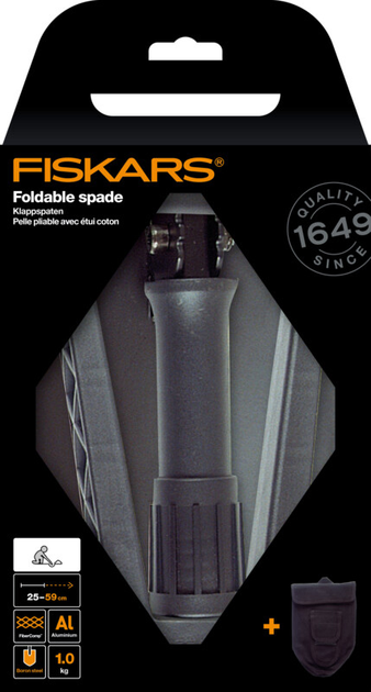 Складная лопата Fiskars (1000621/131320) – фото, отзывы, характеристики ...