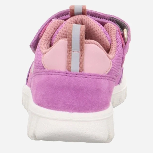 Buty sportowe dziecięce dla dziewczynki na rzepy Superfit Sport7 Mini 1-006203-8500 32 Różowe (9010159178995) - obraz 4