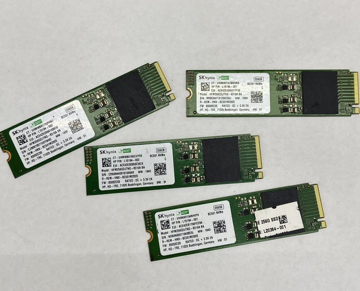 SSD SK Hynix BC501 256GB M.2 2280 NVMe (HFM256GDJTNG-8310A), Б/У