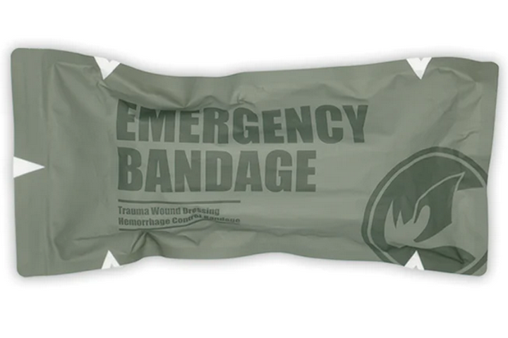 Бандаж компресійний ізраїльського типу Rhino Rescue Emergency Bandage 4 inch 10 см Сірий - зображення 1