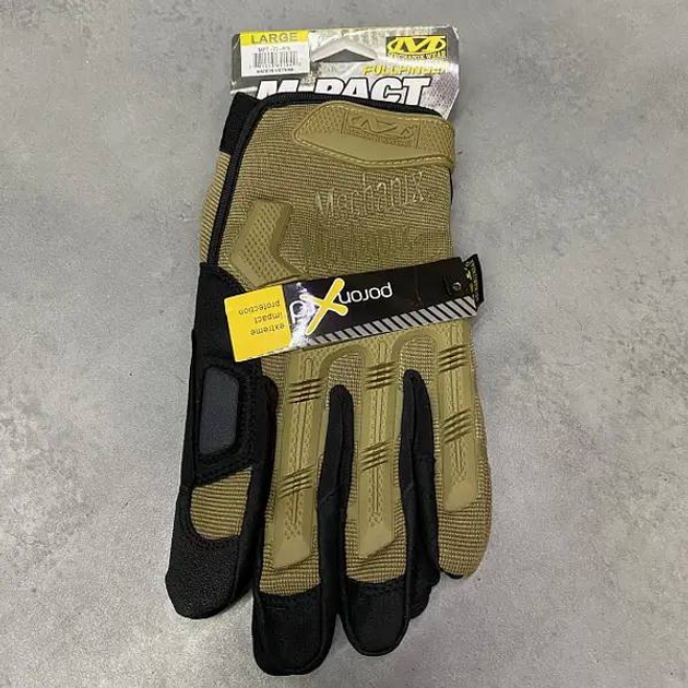 Перчатки тактические штурмовые Mechanix M-PACT Gloves L Койот - изображение 2