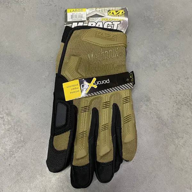 Рукавички тактичні штурмові Mechanix M-PACT Gloves L Койот - зображення 2