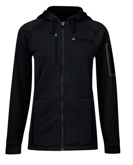 Жіночий тактичний флісовий светр з капюшоном Propper women's Hooded Sweatshirt 314® 54993 Large, Чорний - зображення 1