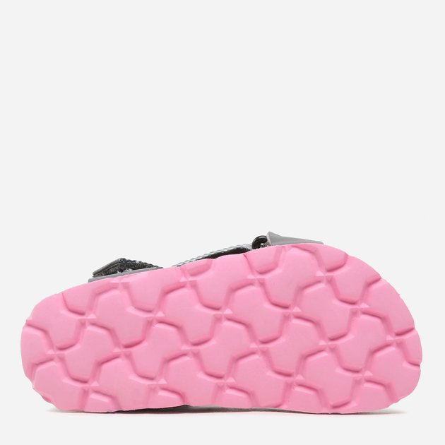 Дитячі шкіряні сандалії для дівчинки Superfit Fussbettpantoffel 1-000116-2010 31 Сірі (9008518875326) - зображення 5