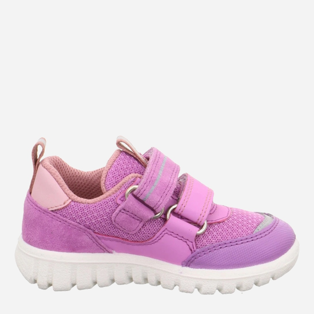 Підліткові шкіряні кросівки для дівчинки Superfit Sport7 Mini 1-006203-8500 35 Рожеві (9010159179022) - зображення 1