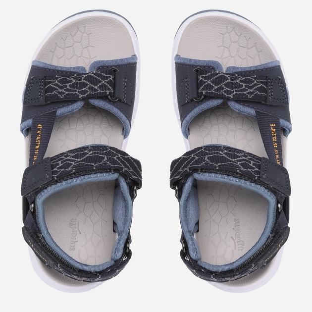 Sandały chłopięce skórzane Superfit Criss Cross 1-000580-8010 33 Blue (9010159149131) - obraz 4