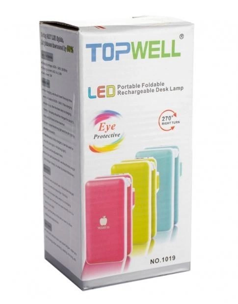 Настільна LED лампа Topwell Акумуляторна Рожева - изображение 3