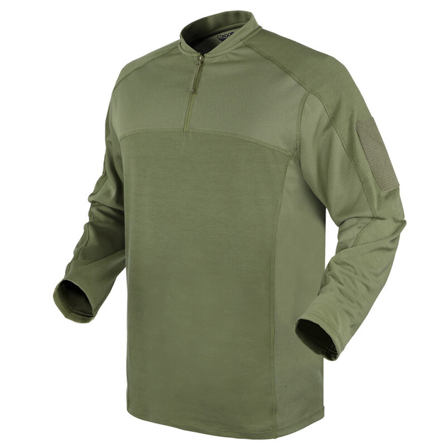 Бойова антимікробна сорочка Condor Trident Battle Top Long Sleeve 101206 XX-Large, Олива (Olive) - зображення 1