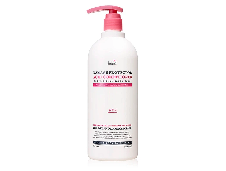 Кондиціонер із протеїнами шовку для сухого волосся Lador Damage Protector Acid Conditioner, 900мл