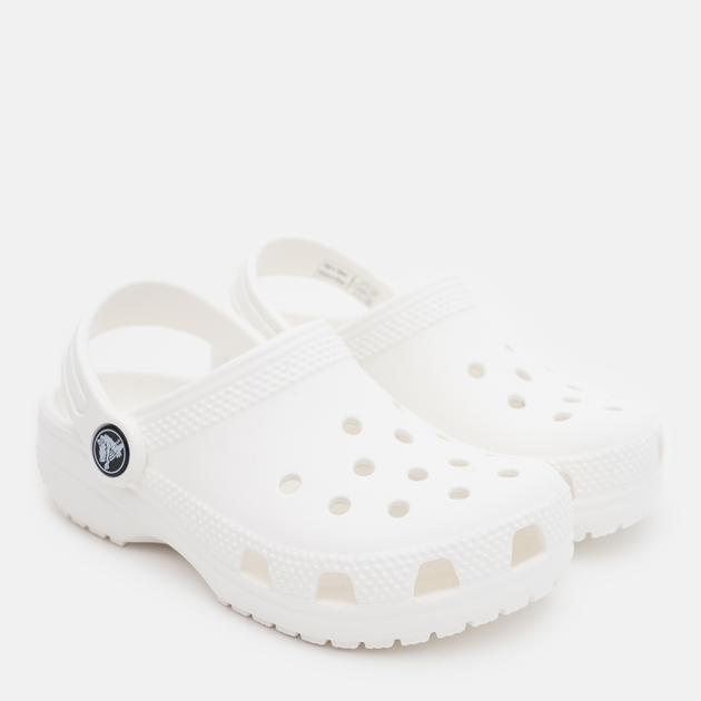 Детские кроксы для девочки Crocs Classic Clog K 206991-100 30-31 Whi ...
